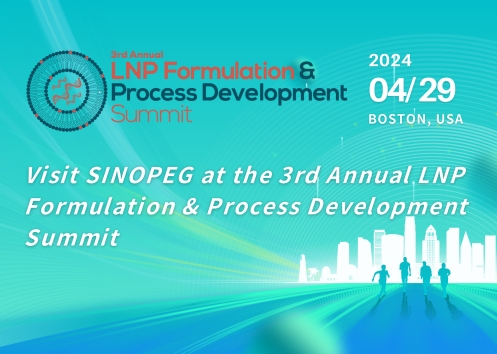 Besuchen Sie SINOPEG auf dem 3. jährlichen LNP Formulation & Process Development Summit