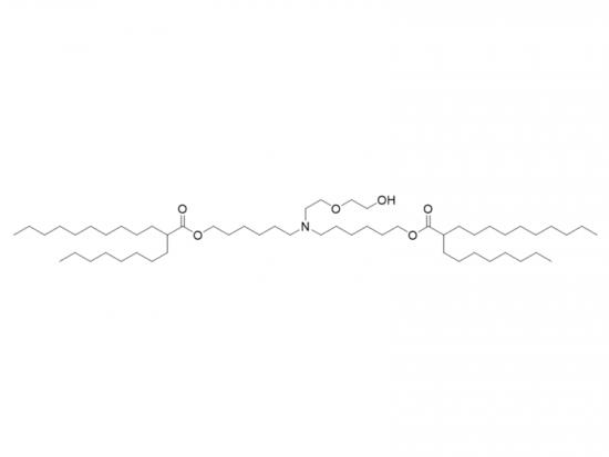 ((2-(2-Hydroxyethoxy)ethyl)azandiyl)bis(hexan-6,1-diyl)bis(2-octyldodecanoat) [DHA-5] 