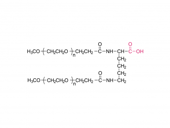  2-Arm Methoxypoly (Ethylen Glykol) carboxylsäure (lys02) [2-Arm PEG-COOH (LYS02)]  
