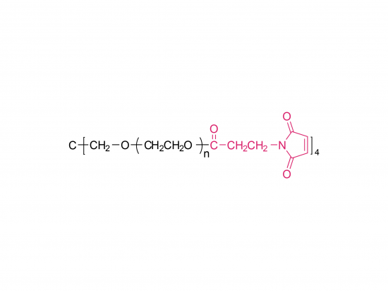 4-armiges Poly(ethylenglycol)maleimid(ester) [4-armiges PEG-MAL] 