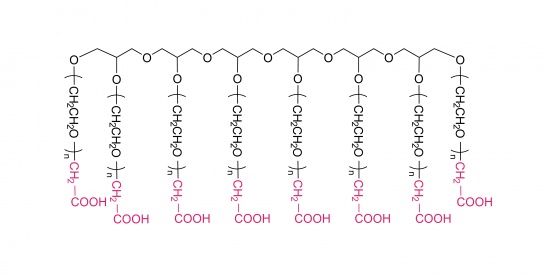 8-armige Poly (ethylenglykol) carbonsäure (hg)