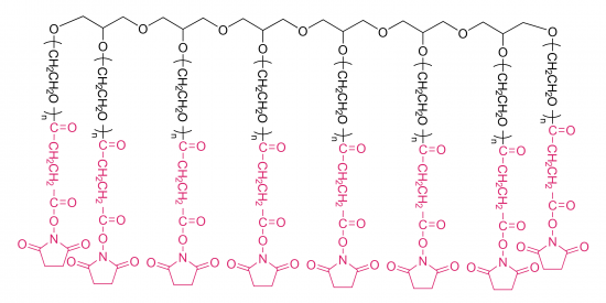 8-armig Poly (ethylen  glykol) SuccinimidylSuccinat (HG)