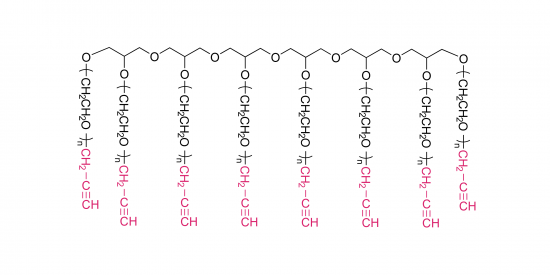 8-armig Poly (ethylen  glykol) Alkin (HG)