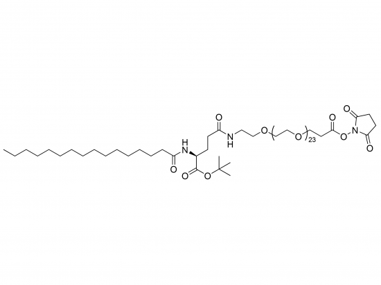 Pal-Glu(PEG1000-OSu)-OtBu