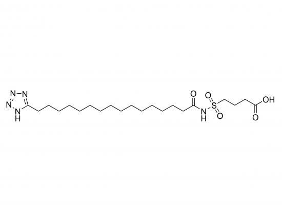 4-(N-(16-(1H-Tetrazol-5-yl)hexadecanoyl)sulfamoyl)butansäure