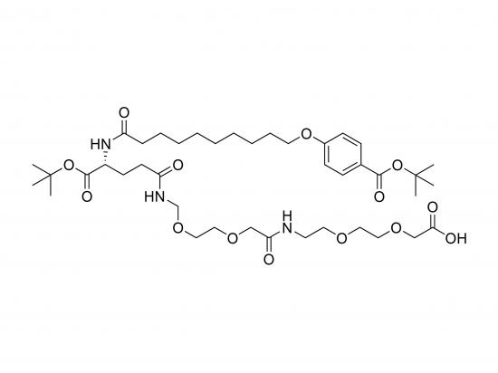 tBuO-Bz-Seb-Glu(AEEA-AEEA-OH)-OtBu