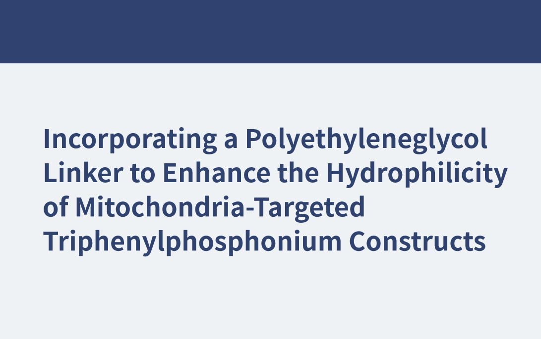 Einbindung eines Polyethylenglykol-Linkers zur Verbesserung der Hydrophilie von auf Mitochondrien gerichteten Triphenylphosphonium-Konstrukten