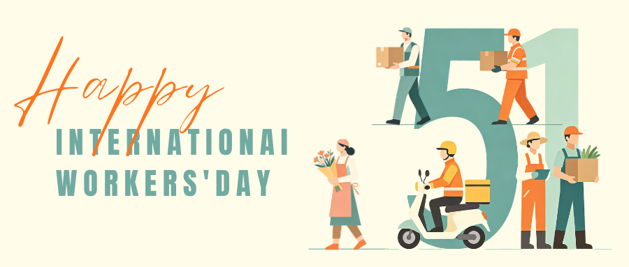 Alles Gute zum Internationalen Tag der Arbeit!